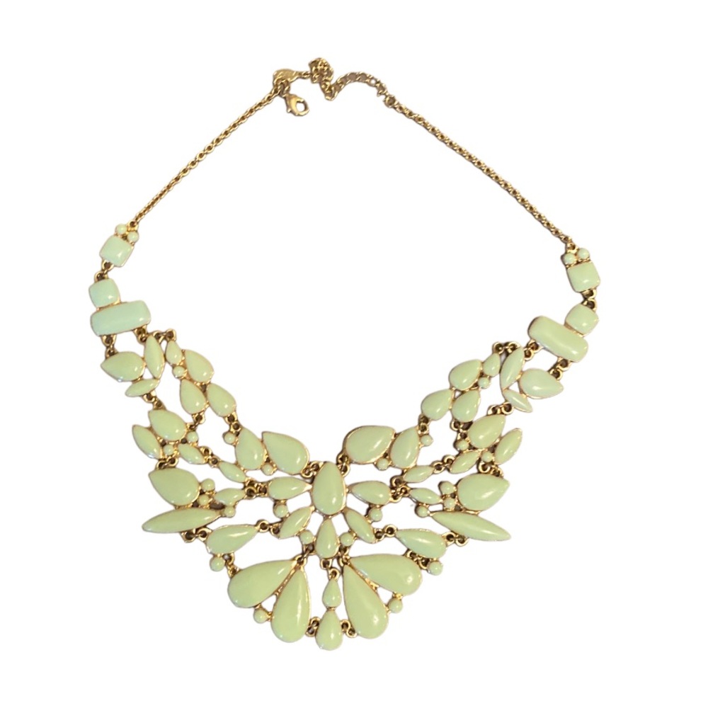 Mint green necklace
